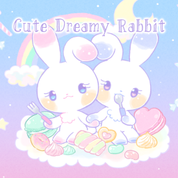 Cute Dreamy Rabbit +HOME