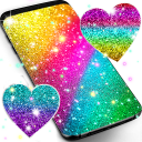 برنامه Multi color glitter wallpaper