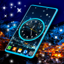 برنامه Night Sky Clock Live Wallpaper