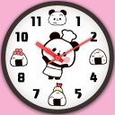 برنامه Analog Clock Mochi Mochi Panda