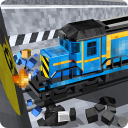 بازی Craft Block Train Crash Test
