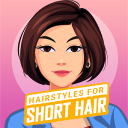 برنامه Short Hair Face Shape Guide