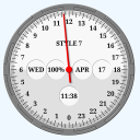 برنامه One Hand Analog Clock-7