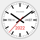 برنامه White Analog Clock-7