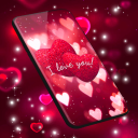 برنامه Love Hearts 4K Live Wallpaper