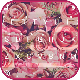 دانلود Pink Rose Keyboard - rose keyb