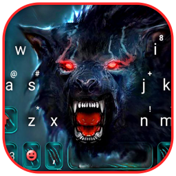 دانلود Scary Dire Wolf Keyboard Theme