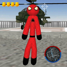 دانلود Stickman Spider Rope Hero Gangsters City