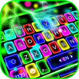 دانلود Thunder Neon Lights Keyboard T