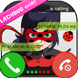 دانلود Ladybug Fake Call & Chat Simulation