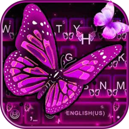 دانلود Flash Butterfly Keyboard Theme