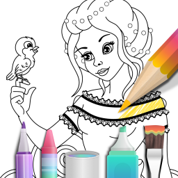 دانلود Princess coloring book