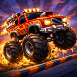 دانلود Monster Truck Games for Kids