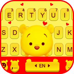 دانلود Yellow Bear Keyboard Theme