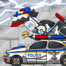 دانلود T-rex Cops- Combine! DinoRobot
