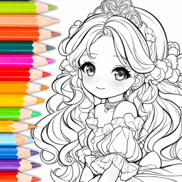 دانلود Doll Color: Princess Coloring
