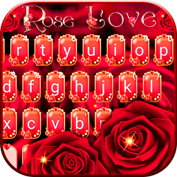 دانلود Rose Love Keyboard Theme