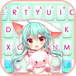 دانلود Cat Girl Keyboard Theme