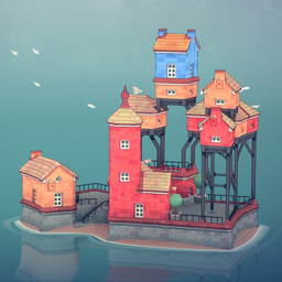 دانلود Water Town - Townscaper