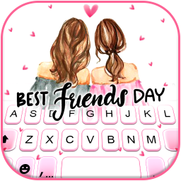 دانلود Best Friends Day Keyboard Background