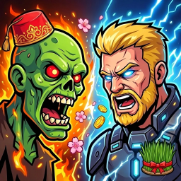 دانلود ‏‏زامبیکس - بازی زامبی آنلاین