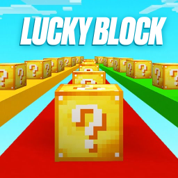 دانلود Lucky Block Race Maps for MCPE