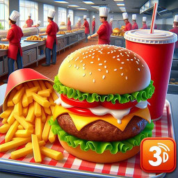 دانلود Burger Restaurant Simulator 3D