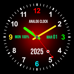 دانلود Live Analog Clock Wallpaper
