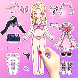 دانلود Dress Up: Anime Paper Doll DIY