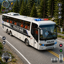 دانلود Police Bus Simulator Bus Games