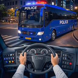 دانلود Police Bus Simulator Bus Games