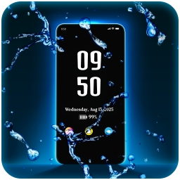 دانلود Always on display clock widget
