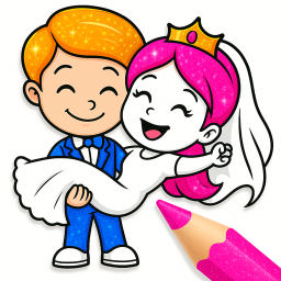 دانلود Bride and Groom Coloring book