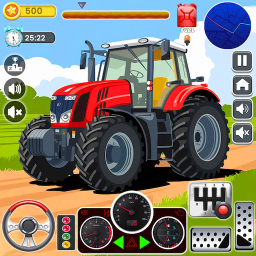 دانلود Farm Tractors Dinosaurs Games