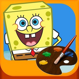 دانلود رنگ آمیزی با باب اسفنجی | نقاشی
