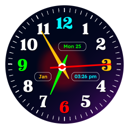 دانلود Smart Watch Neon Digital Clock