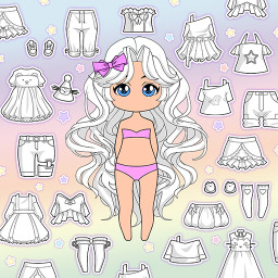 دانلود Chibi Doll Dress up & Coloring