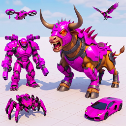 دانلود Bull Robot Car Game:Robot Game
