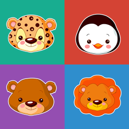 دانلود Animals memory game for kids