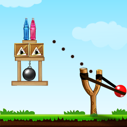 دانلود Bottle Shooter Slingshot Game