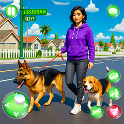 دانلود Virtual Dog Sim: Pet Dog Games