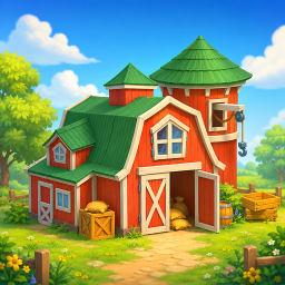دانلود Farm Town: Merge Cozy Village