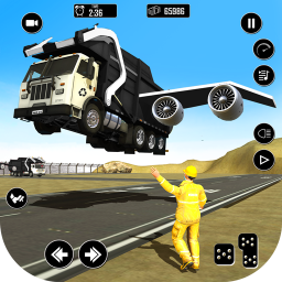 دانلود City Garbage Flying Truck 3D