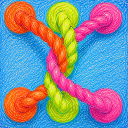 دانلود Twisted Ropes: Untangle 3D