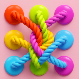 دانلود Twisted Ropes: Untangle 3D