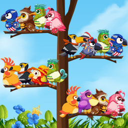 دانلود Bird Sort 2: Color Puzzle