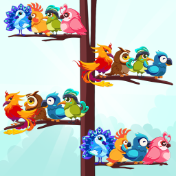 دانلود Bird Sort: Color Puzzle Game