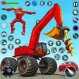 دانلود Monster Crane robot Car Games