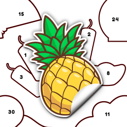 دانلود Sticker By Number: Puzzle Game