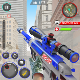 دانلود Police Sniper Gun Shooting 3D